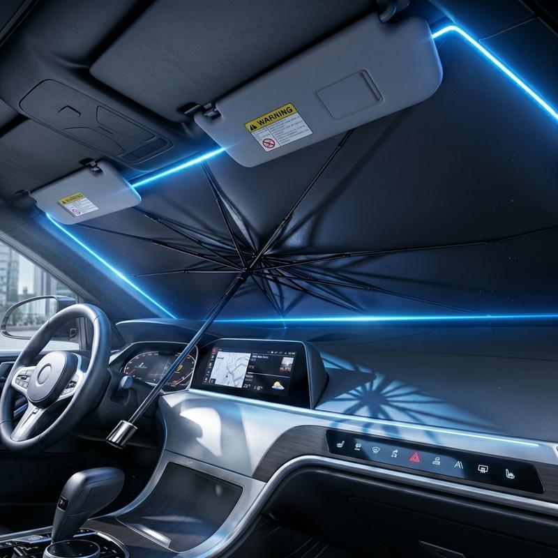 QuickFold Windshield Sunshade