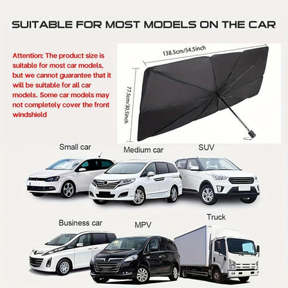 QuickFold Windshield Sunshade