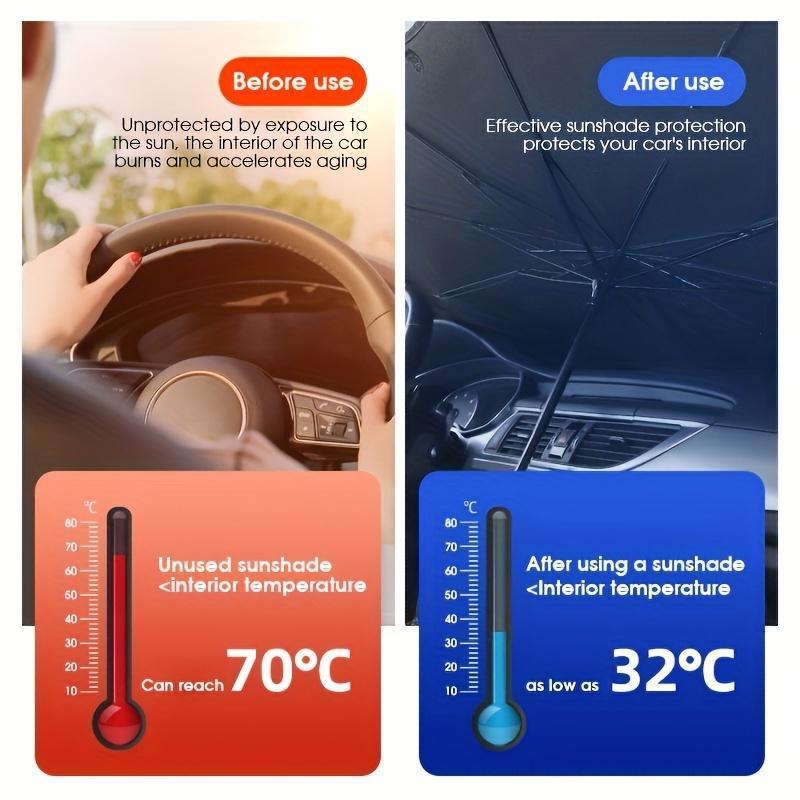 QuickFold Windshield Sunshade